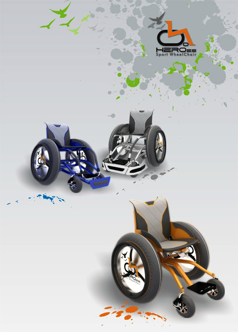 激励运动轮椅缩略图锦客设计服务-工业设计公司