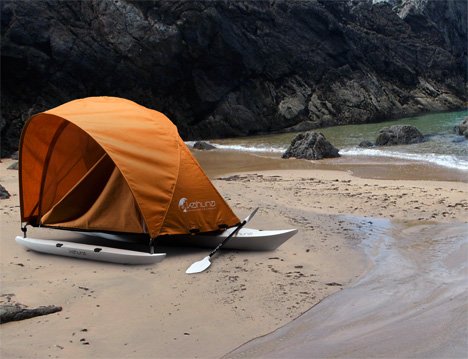 用帐篷撑起皮艇缩略图锦客设计服务-工业设计公司